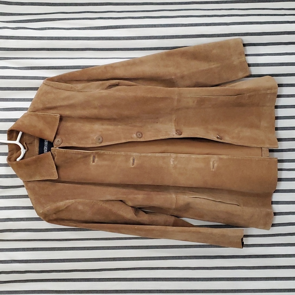Bernardo Suede Jacket